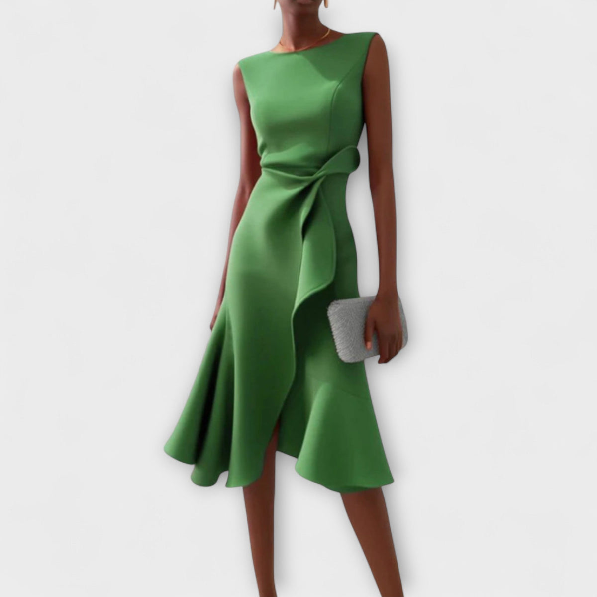 The Darlene – Women's Sophisticated Midi Dress | Huna