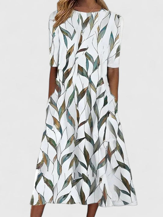 The Karelieth – Women's Sophisticated Midi Dress | Huna