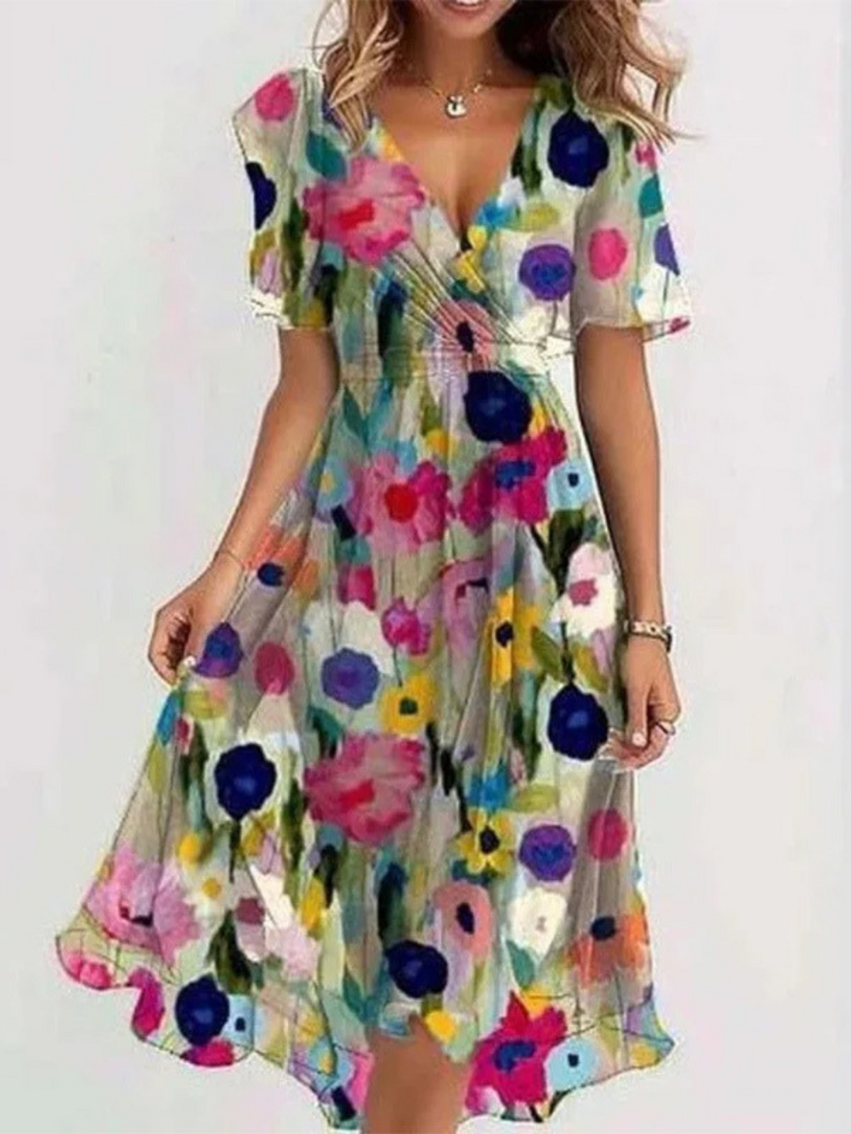 The Sable – Women's Boho Midi Dress – Huna