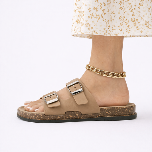 Women’s Orthopedic Sandals Summer Adjustable Buckle Leather