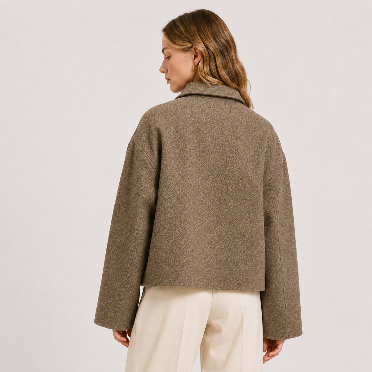 Women's Button Front Jacket UK – Relaxed Fit Fall Winter | The Lior | Huna