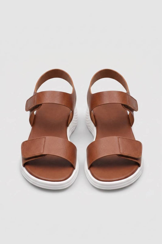 The Nova – Women's Platform Sandals with Velcro Strap | Huna