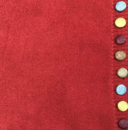Women's Knit Vest UK – Color-Button Lightweight | The Simone | Huna