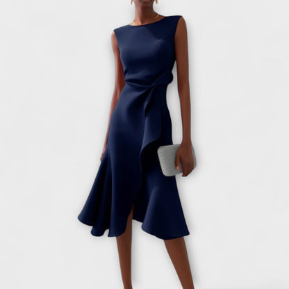 The Darlene – Women's Sophisticated Midi Dress | Huna