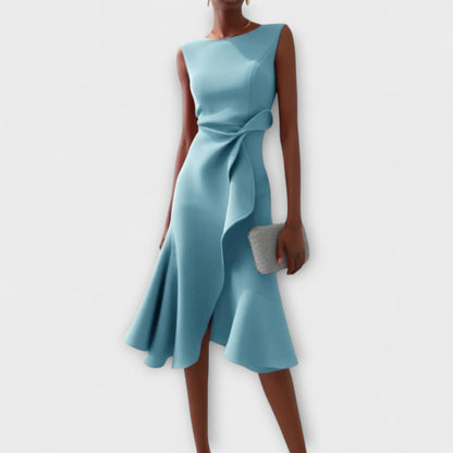 The Darlene – Women's Sophisticated Midi Dress | Huna