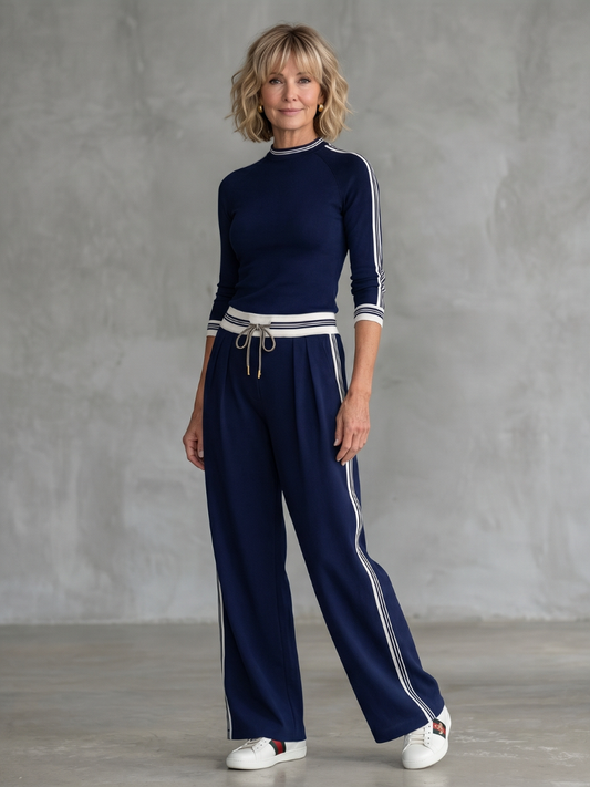 Women's Two Piece Trouser Set – Long Sleeve Co-ord | The Eirlys | Huna