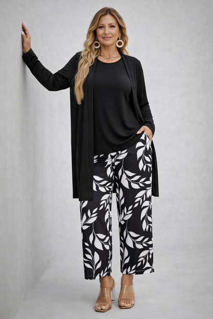 Women's 3 Piece Set UK – Classic Black | The Eponine | Huna