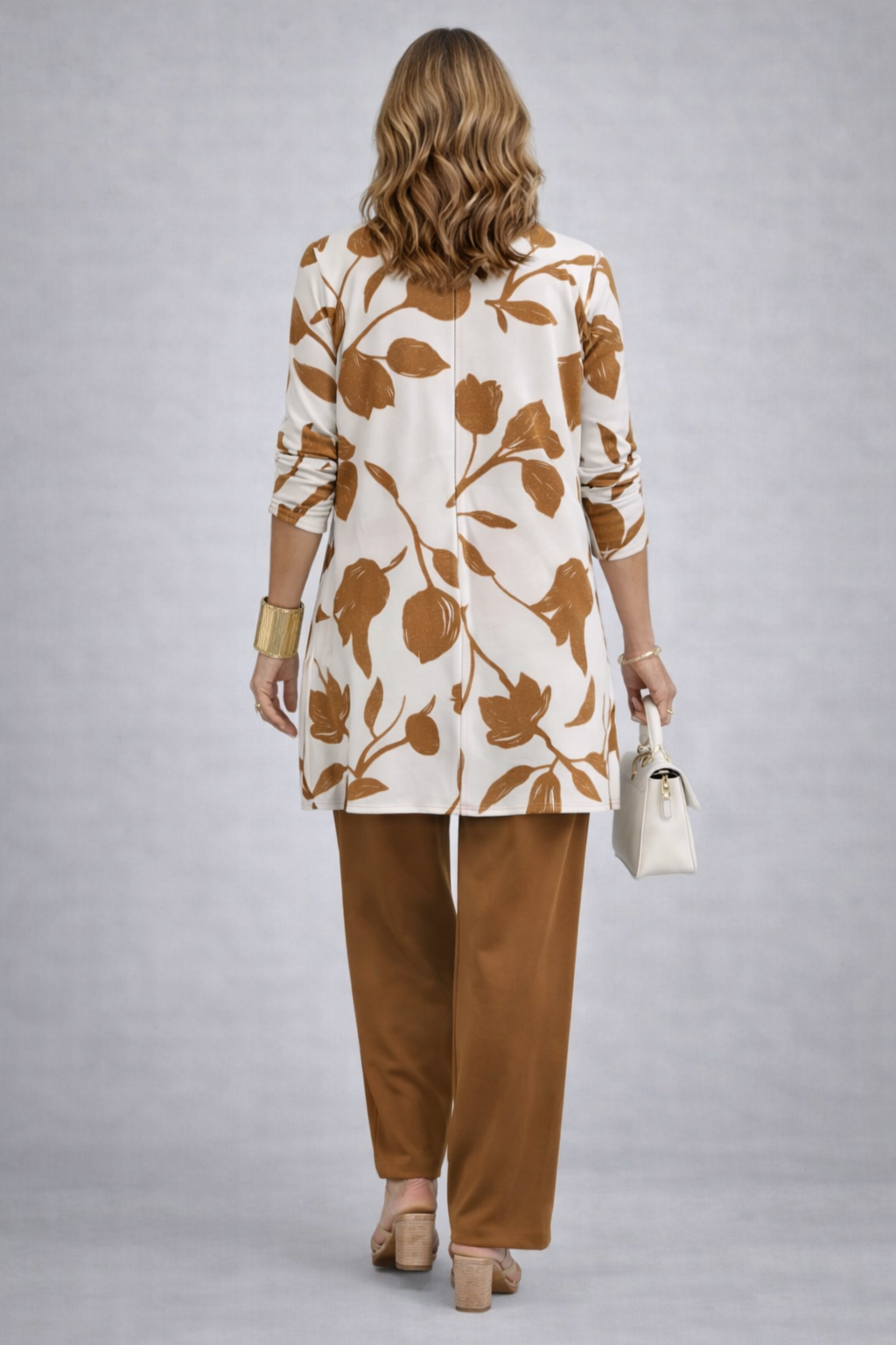 Women's 3 Piece Set UK – Warm Brown | The Esmeray | Huna