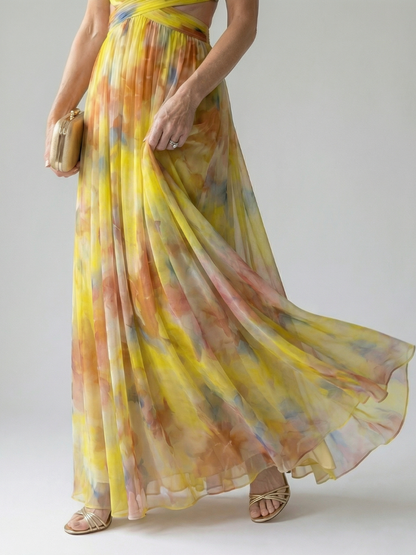 Isel – Women's Wrap Maxi Dress | Huna