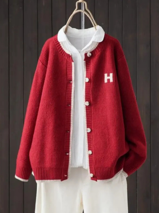 Women's Oversized Cardigan UK – Black Soft Knit | The Helene | Huna