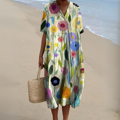 The Orla – Elegant Floral Day Dress