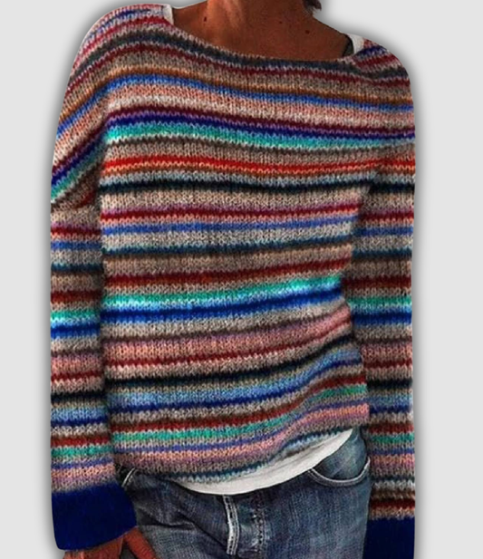 Women's Retro Sweater UK – Vintage-Inspired Soft Knit Casual | The Celestina | Huna