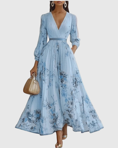 The Rowella – Women's Pleated Maxi Dress | Huna