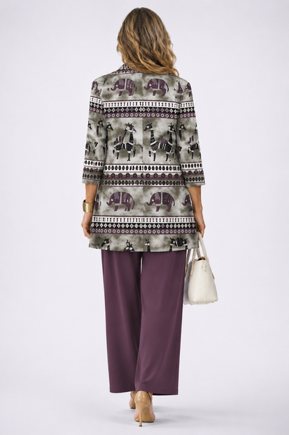 Women's 3 Piece Set UK – Plum Purple | The Valerie | Huna