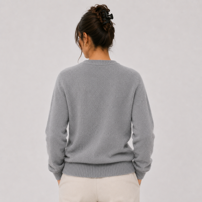 Women's Classic Cashmere Look Sweater Lightweight Warm Knitwear 3
