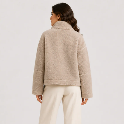 Women's Classic Fleece Jacket Refined Winter Comfort 3