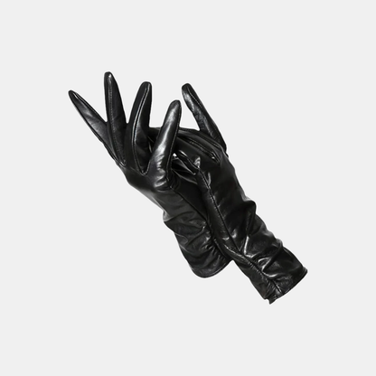 Women's Leather Winter Gloves Warm Elegant Cold Weather Accessories 7