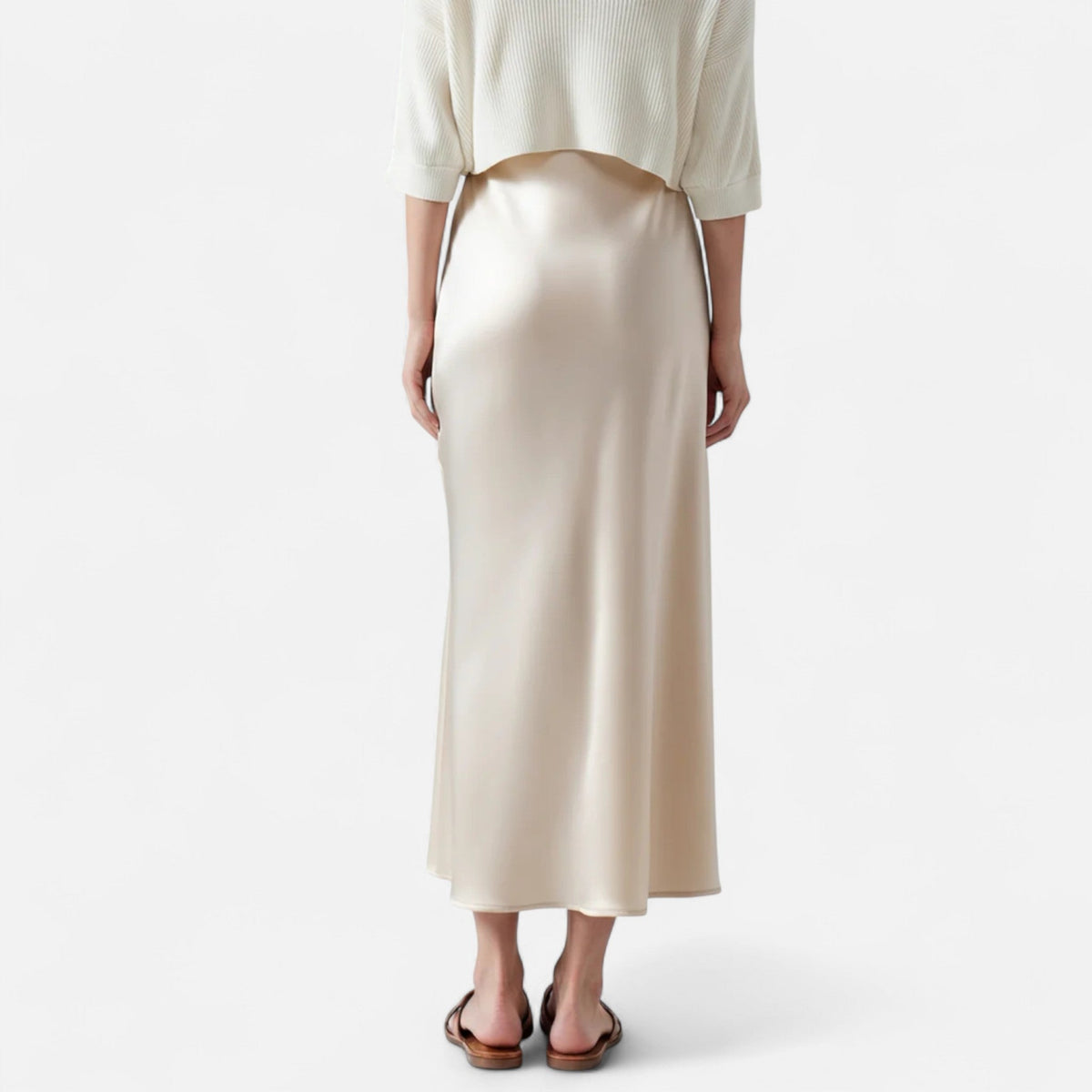 Women's Old Money Silk Skirt 1