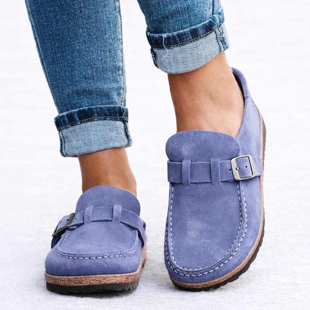 Women’s Orthopedic Slip-On Loafers Suede-Style Comfort
