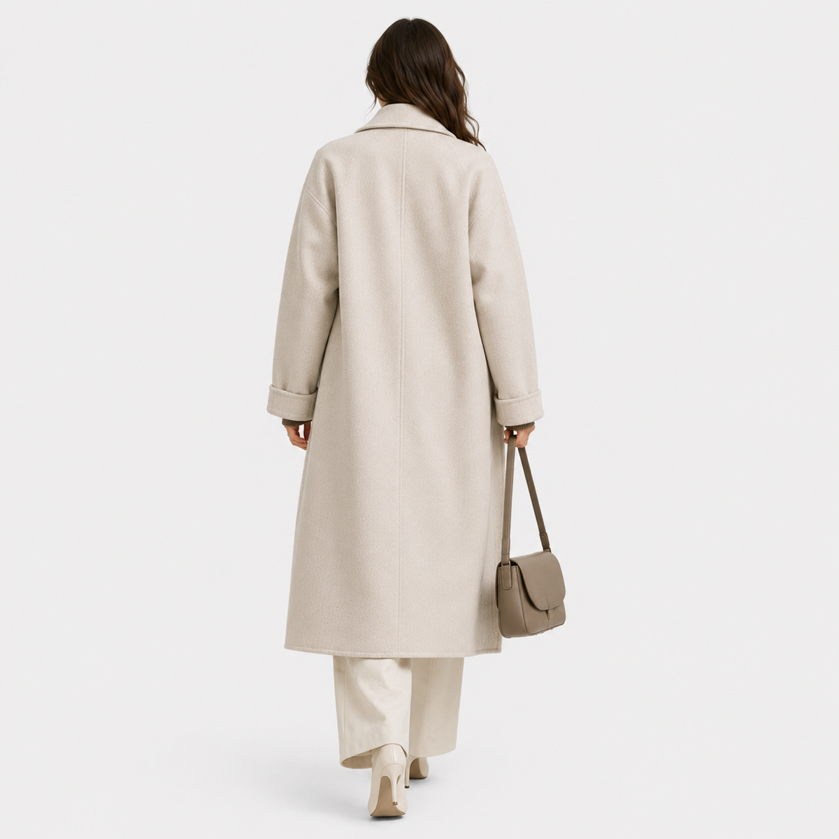 Women's Wrap Coat with Belt UK – Classic Cold Weather | The Kessia | Huna